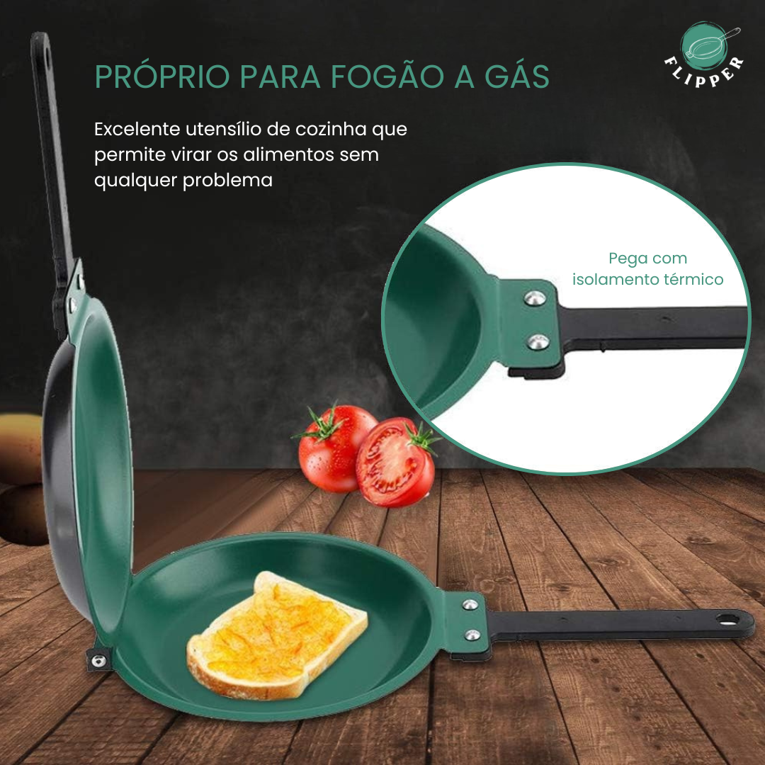 Frigideira Flipper de dois lados