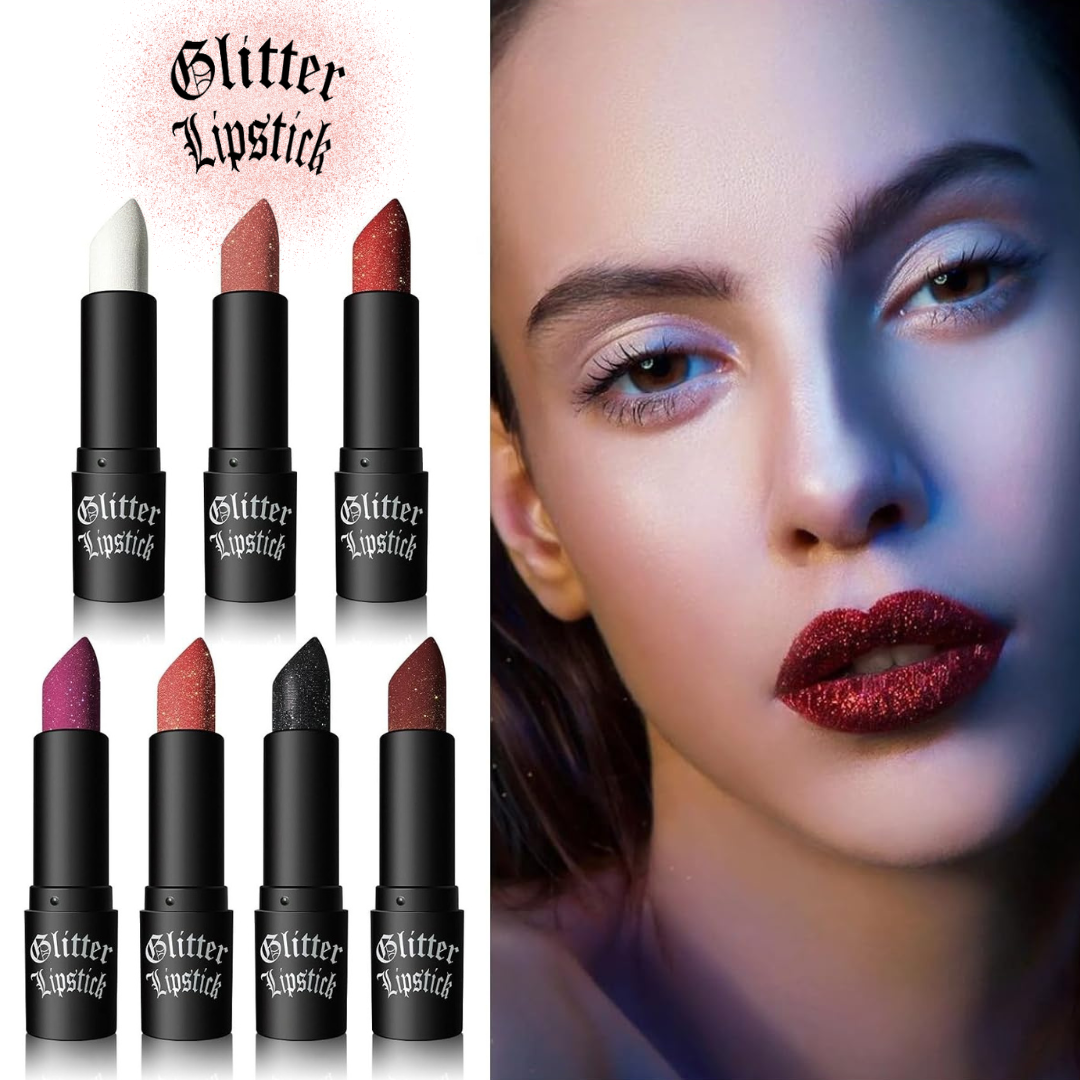Batom Brilhante Glitter Lipstick