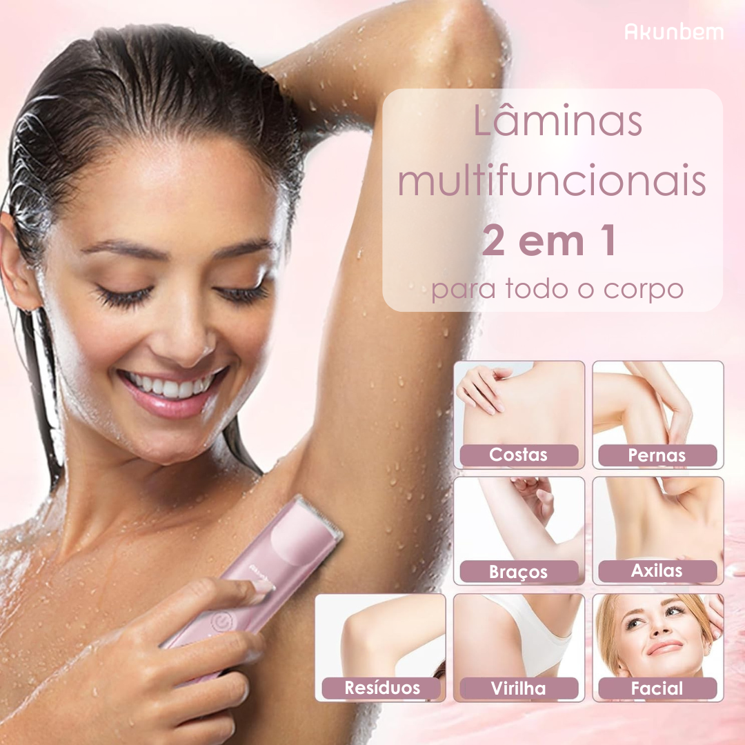 Afeitadora 2 em 1 Akunbem