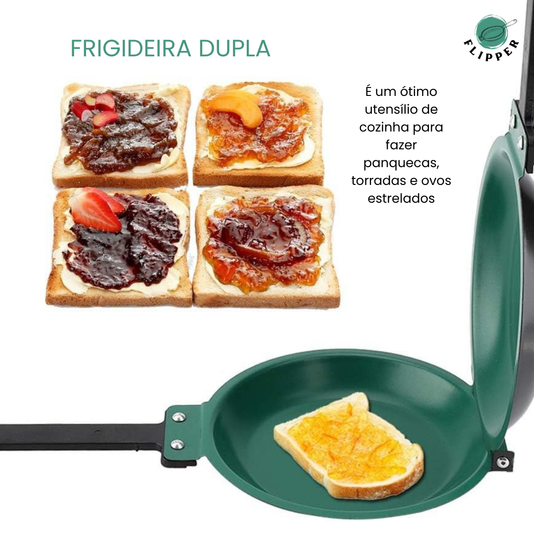 Frigideira Flipper de dois lados