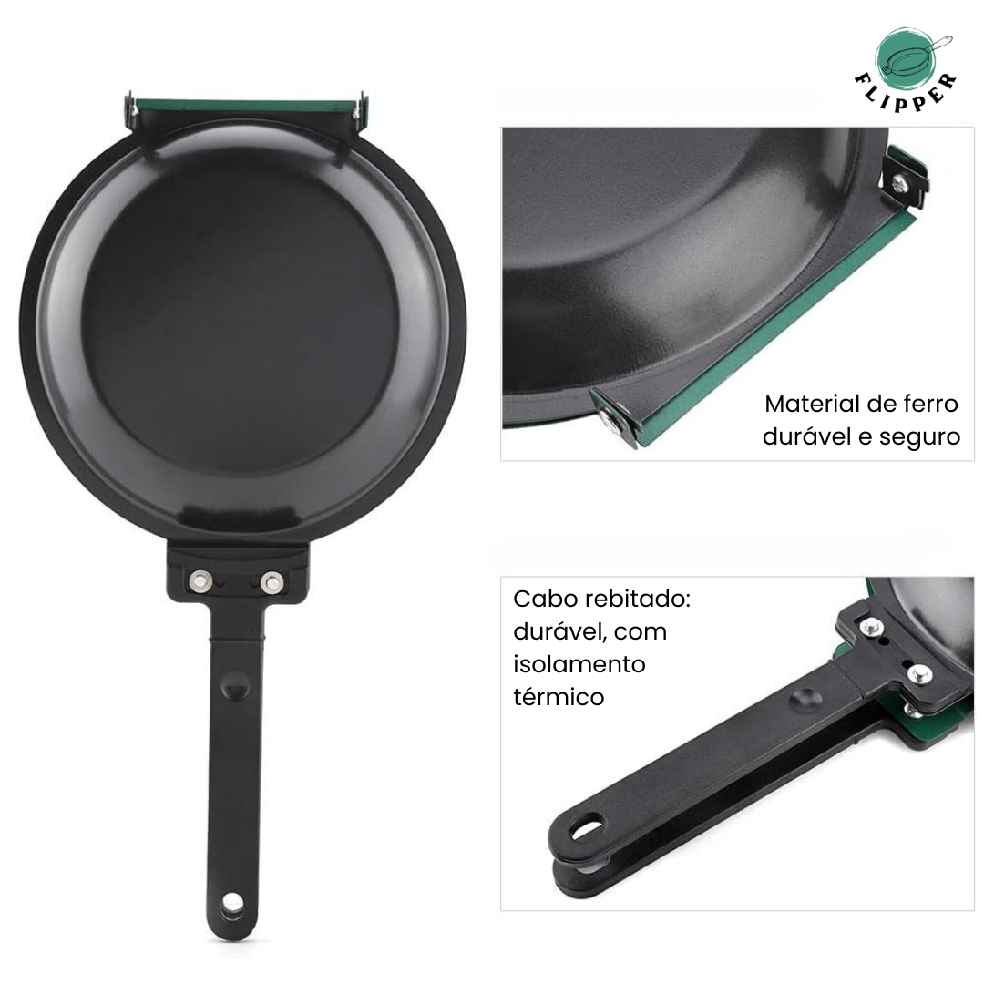 Frigideira Flipper de dois lados