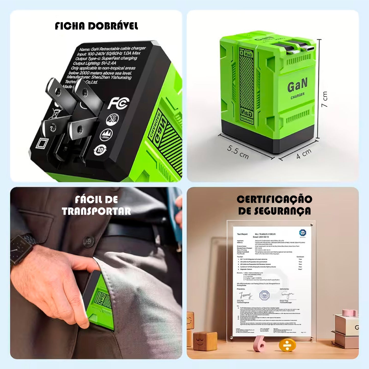 Carregador - PRO GaN