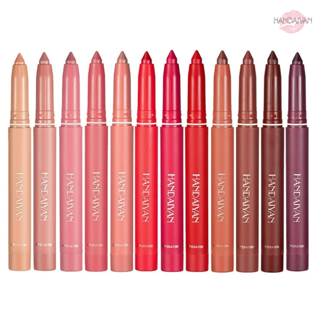 Batom à prova de água colorido HANDAIYAN Volume 4D