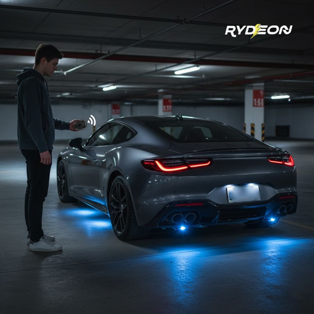 Luz LED brilhante com comando à distância  - RYDEON