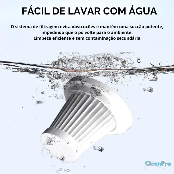 Aspirador de carros sem fio CleanPro