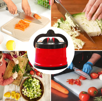 (2+1 GRÁTIS 🔥) Knisha - Afiador de facas profissional