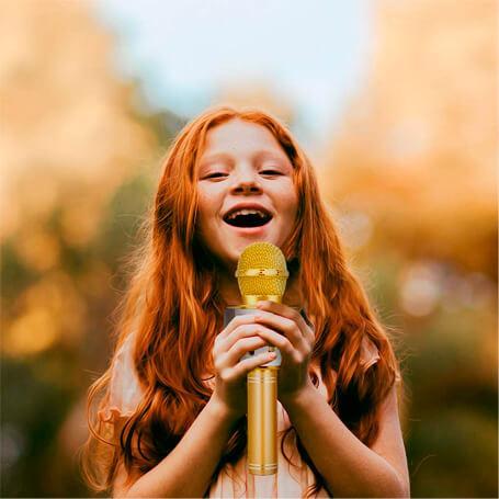 Microfone com karaokê "Super Star Sing"